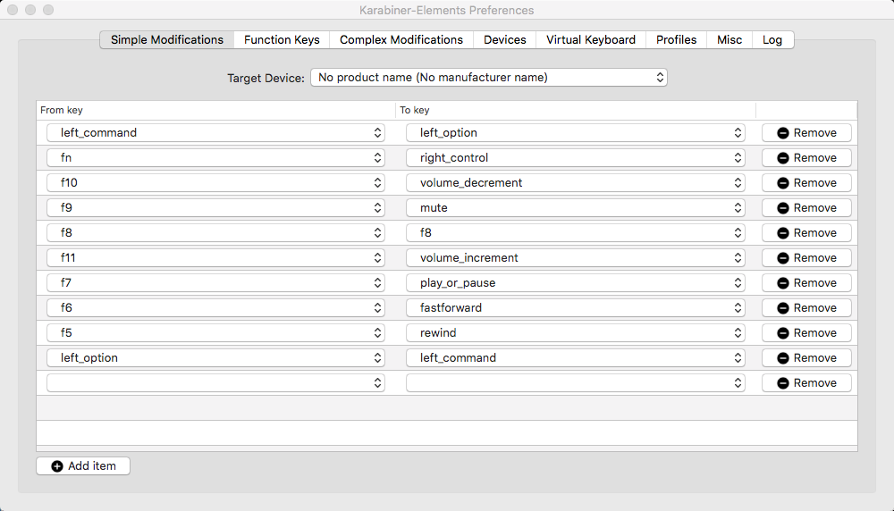 Drevo excalbur settings