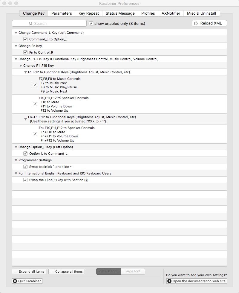 Drevo excalbur settings